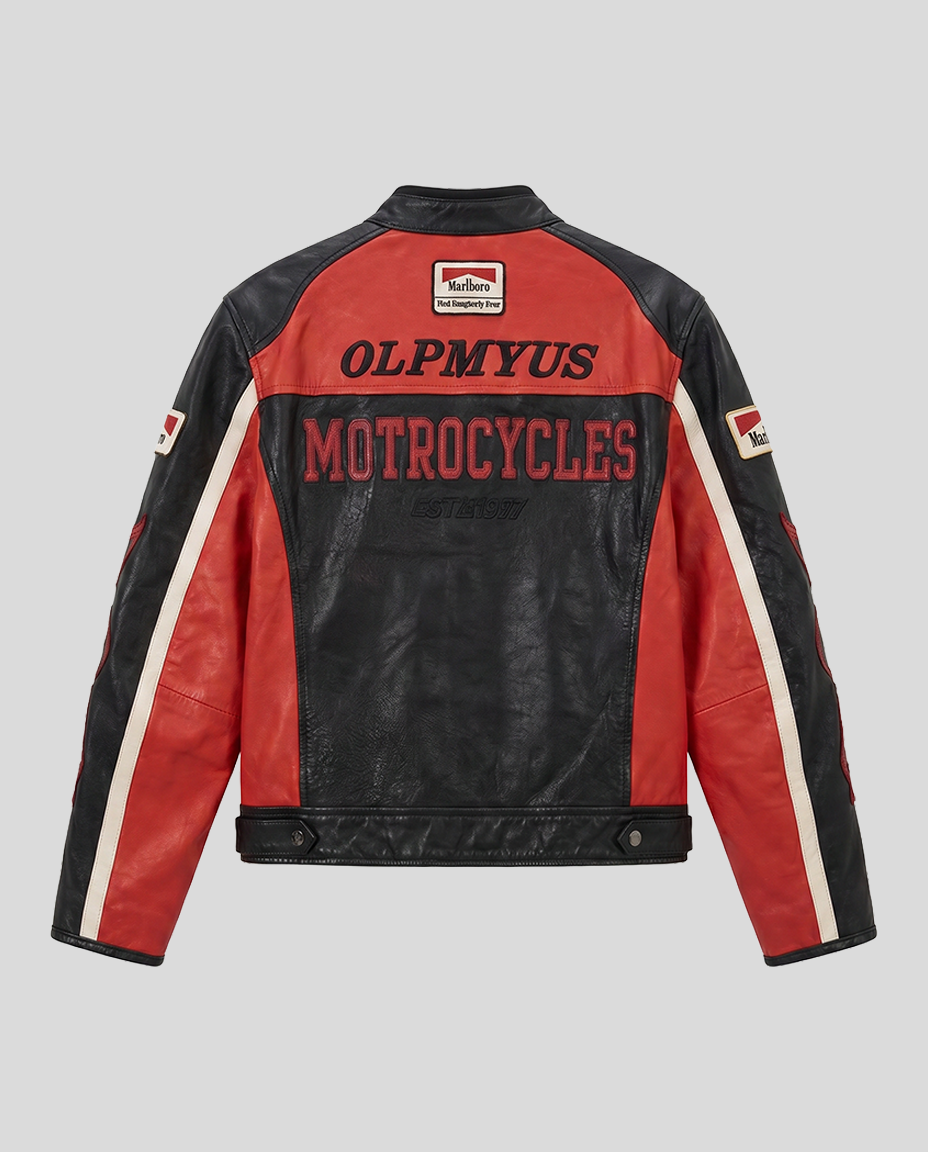 Ferrari F1 Vintage Racing Leather Jacket - Olympus Edition
