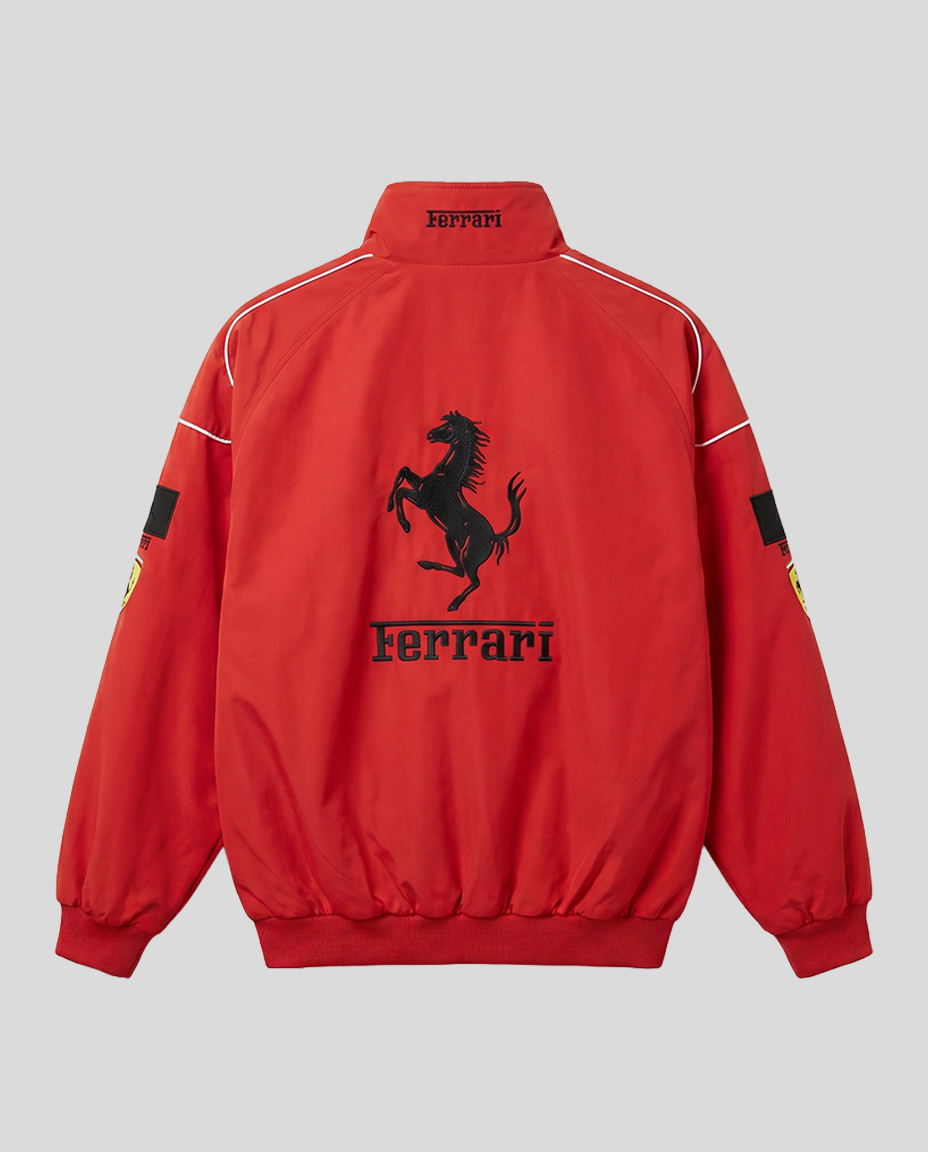 Ferrari F1 Vintage Racing Jacket - Red Edition