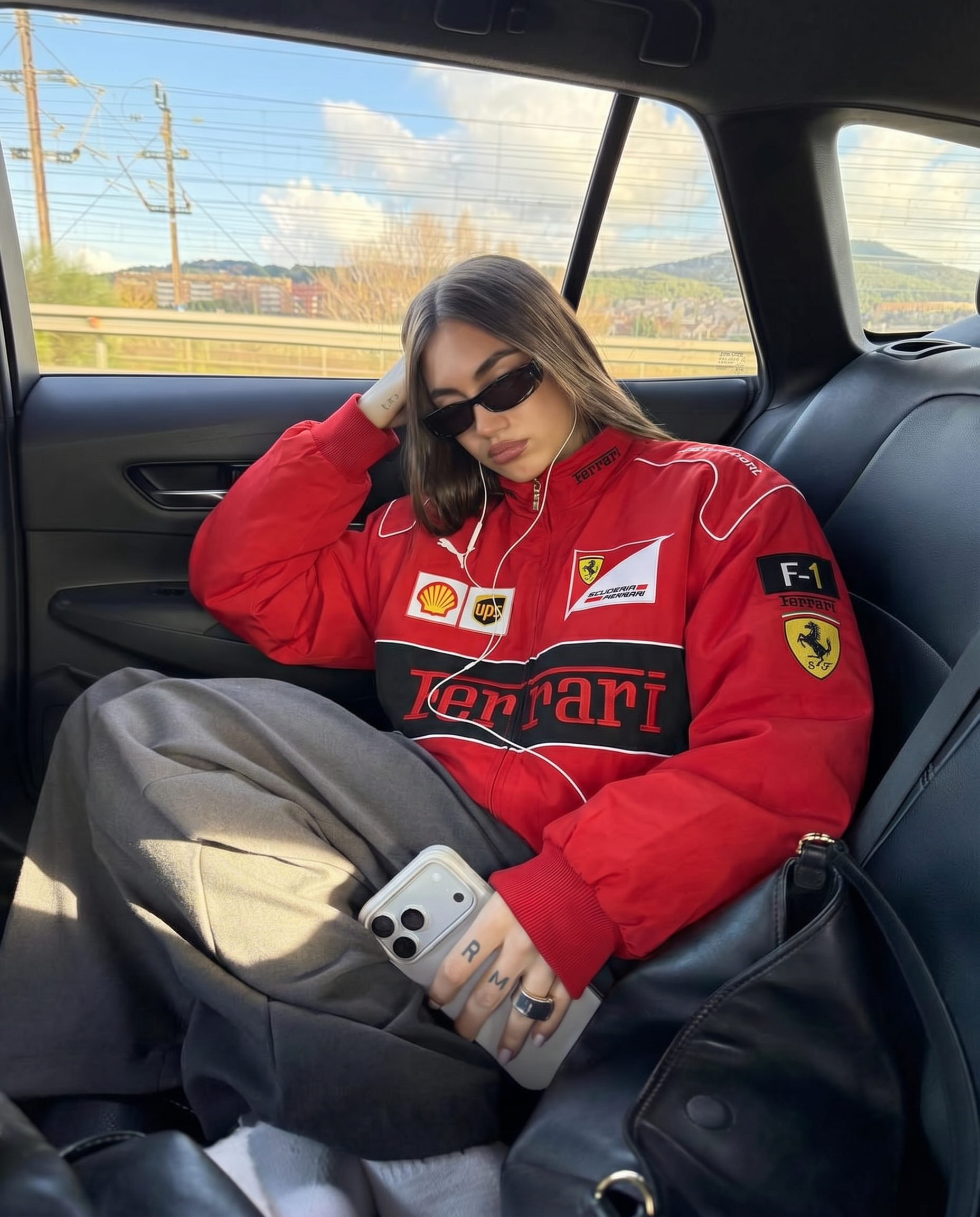 Ferrari F1 Vintage Racing Jacket - Red Edition