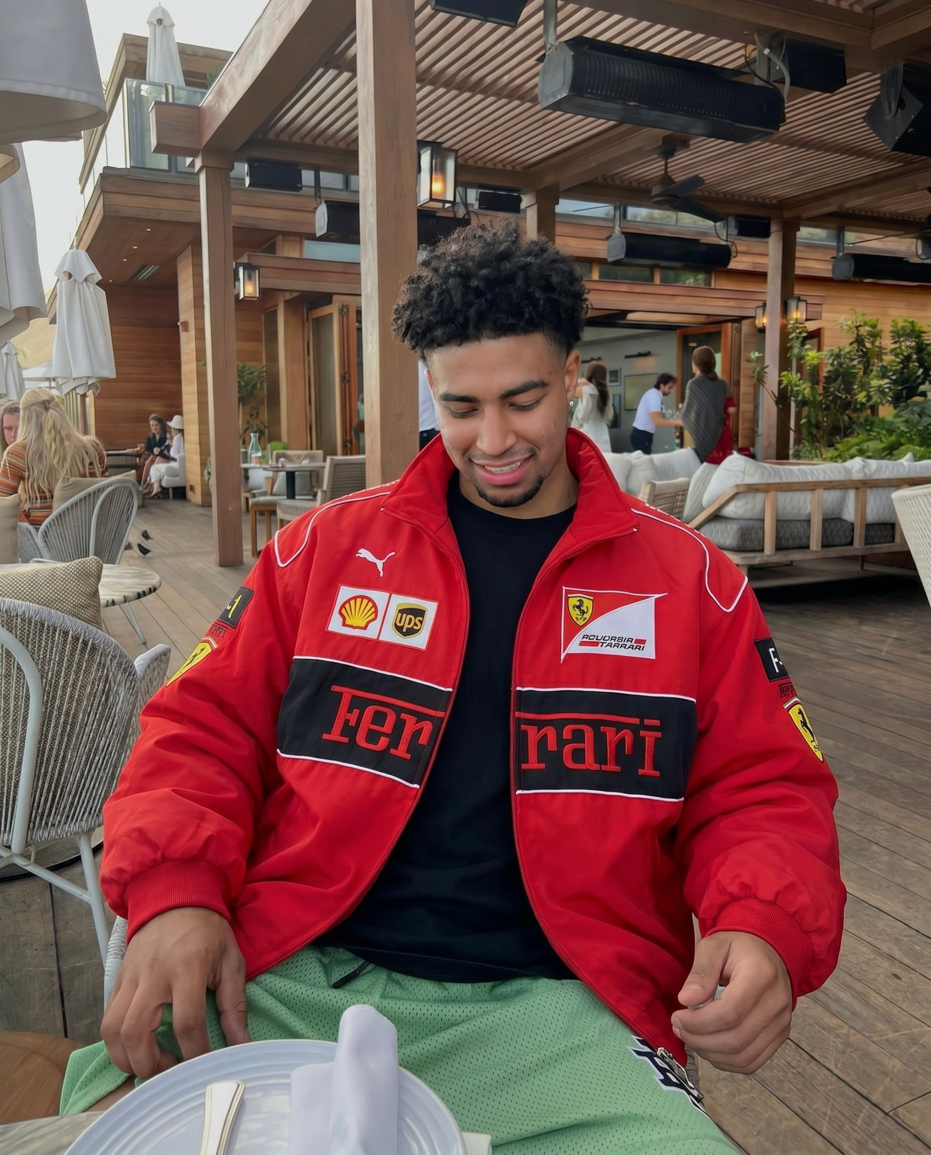 Ferrari F1 Vintage Racing Jacket - Red Edition