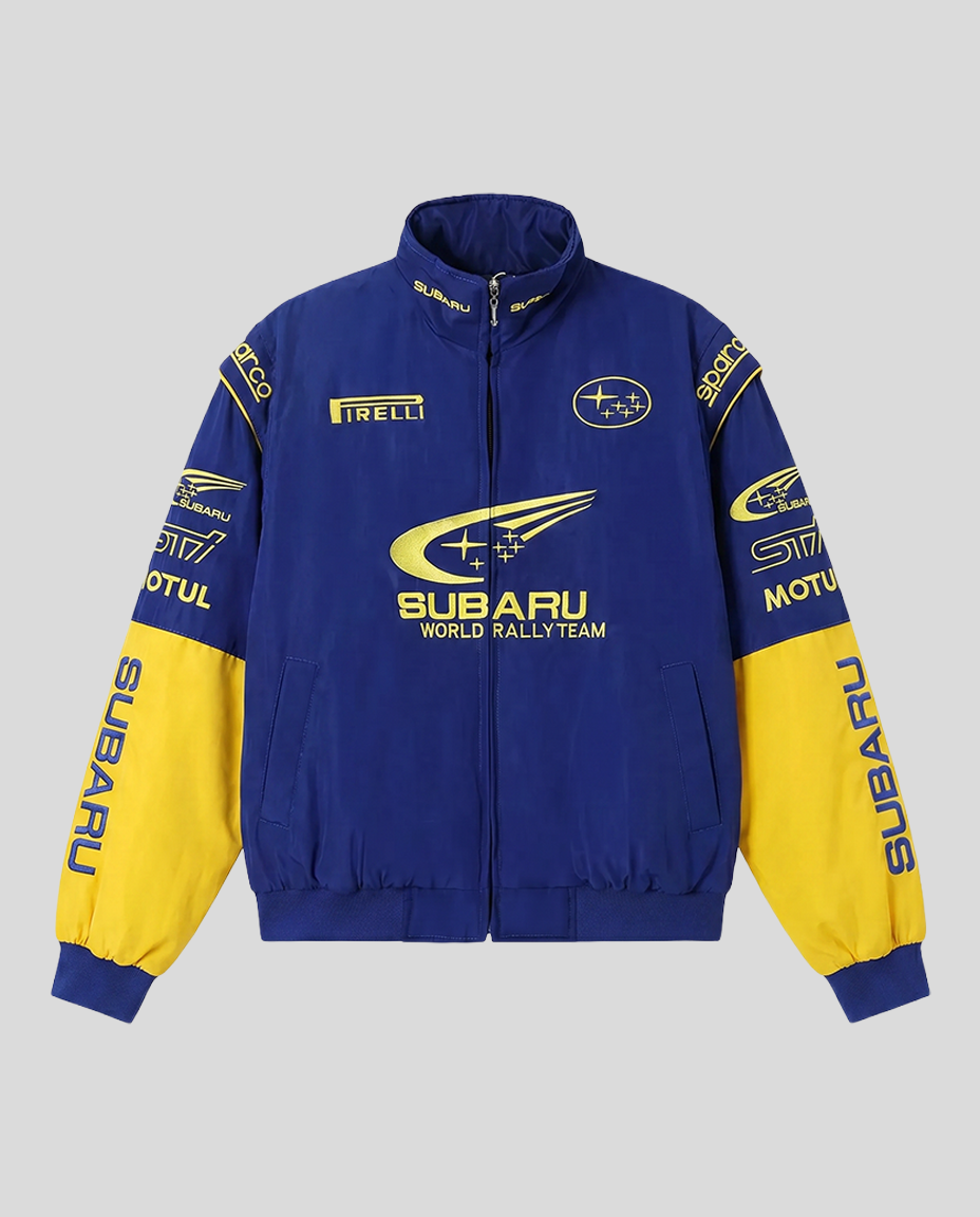 Subaru Rally Vintage Racing Jacket - Blue Edition