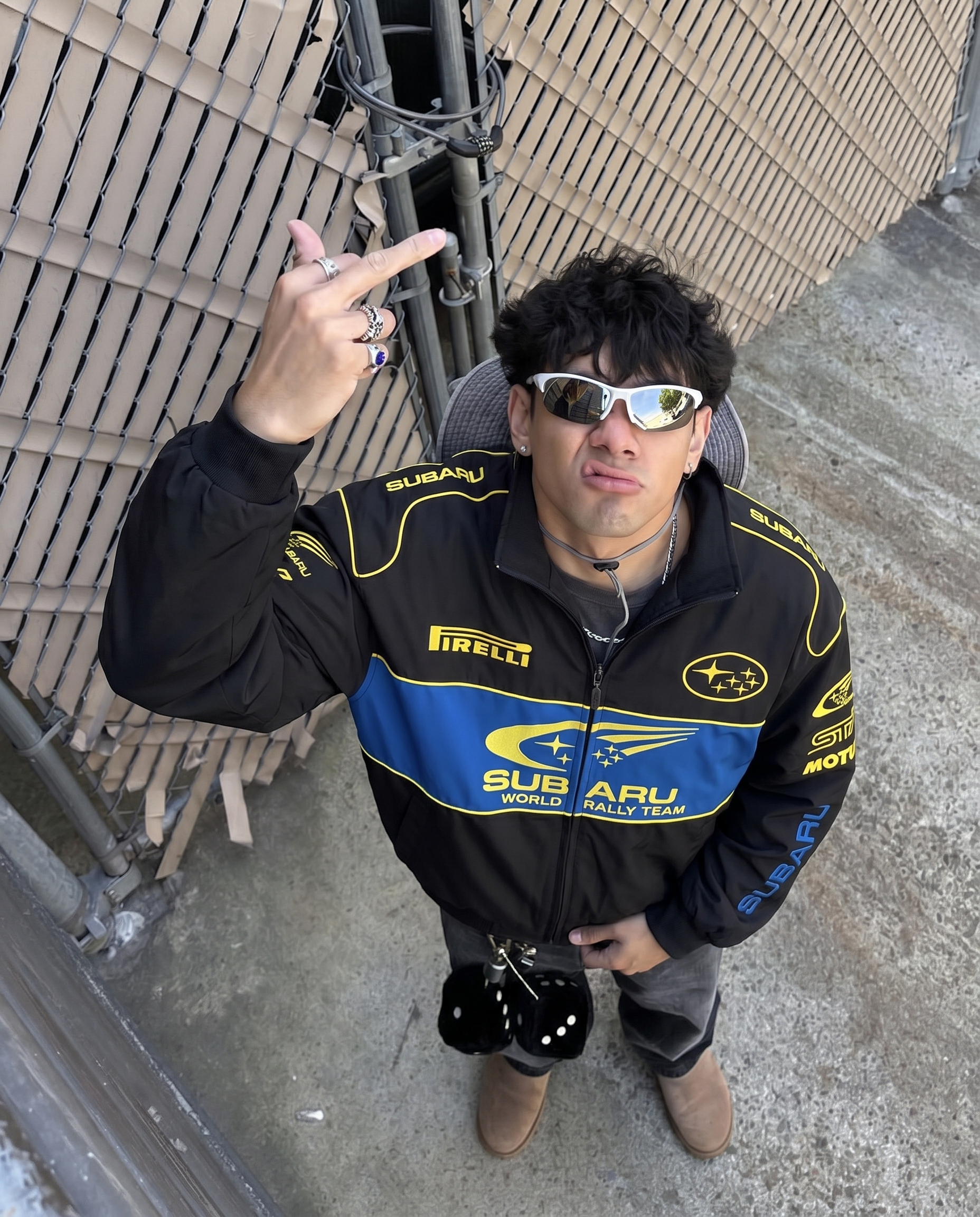 Subaru Rally Vintage Jacket - Black Edition