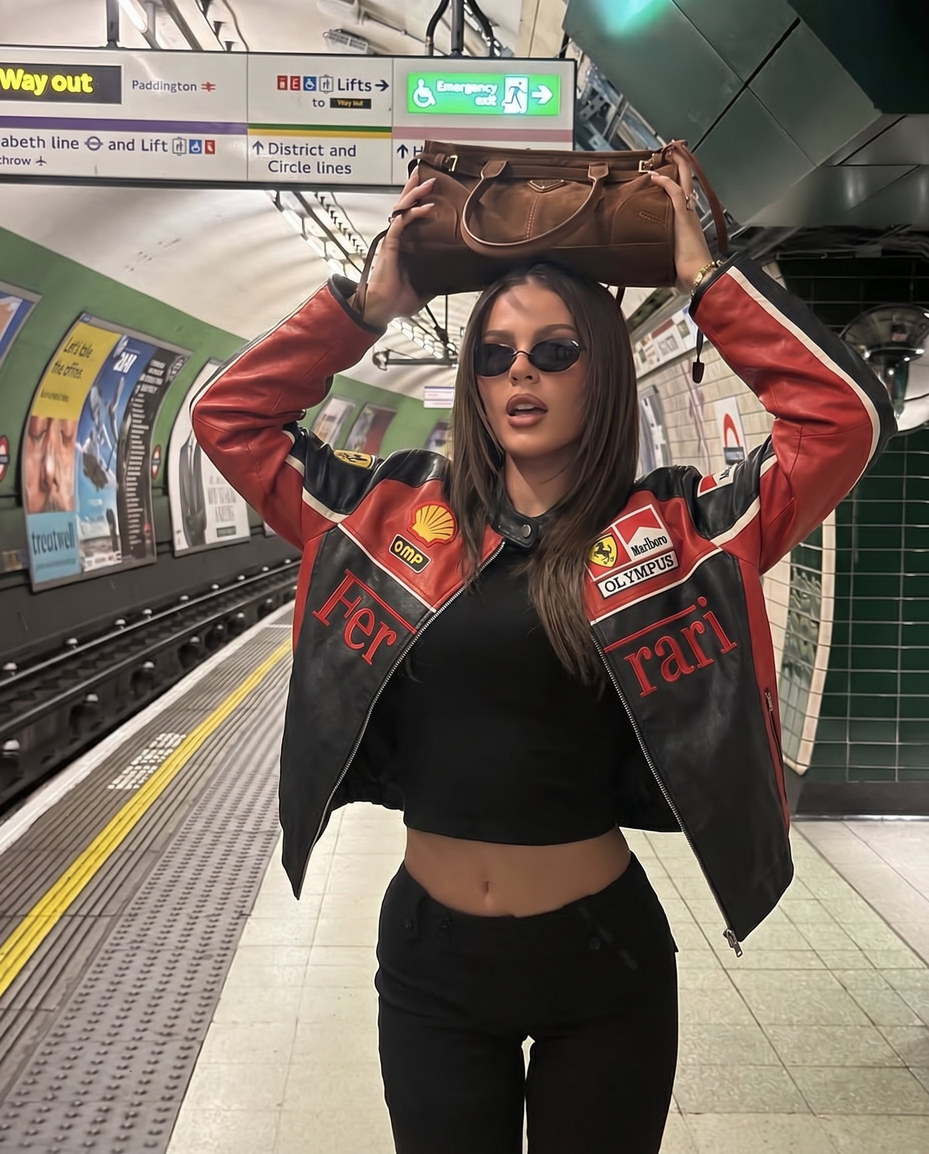 Ferrari F1 Vintage Racing Leather Jacket - Olympus Edition
