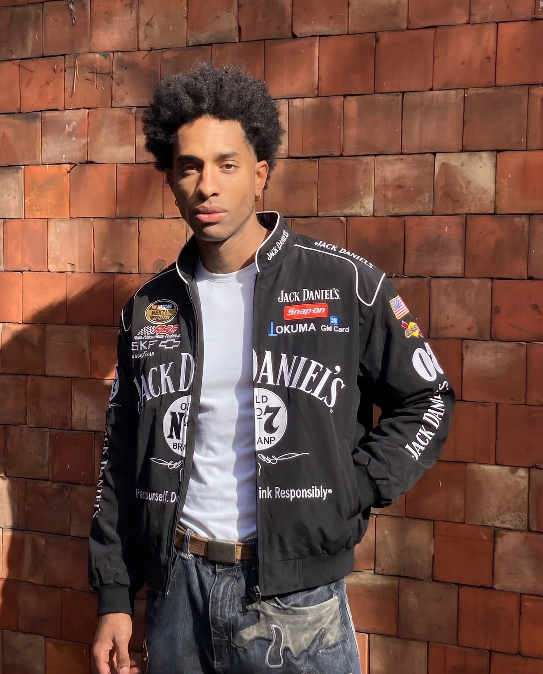 Jack Daniel's Racing Vintage Jacket - Black Edition