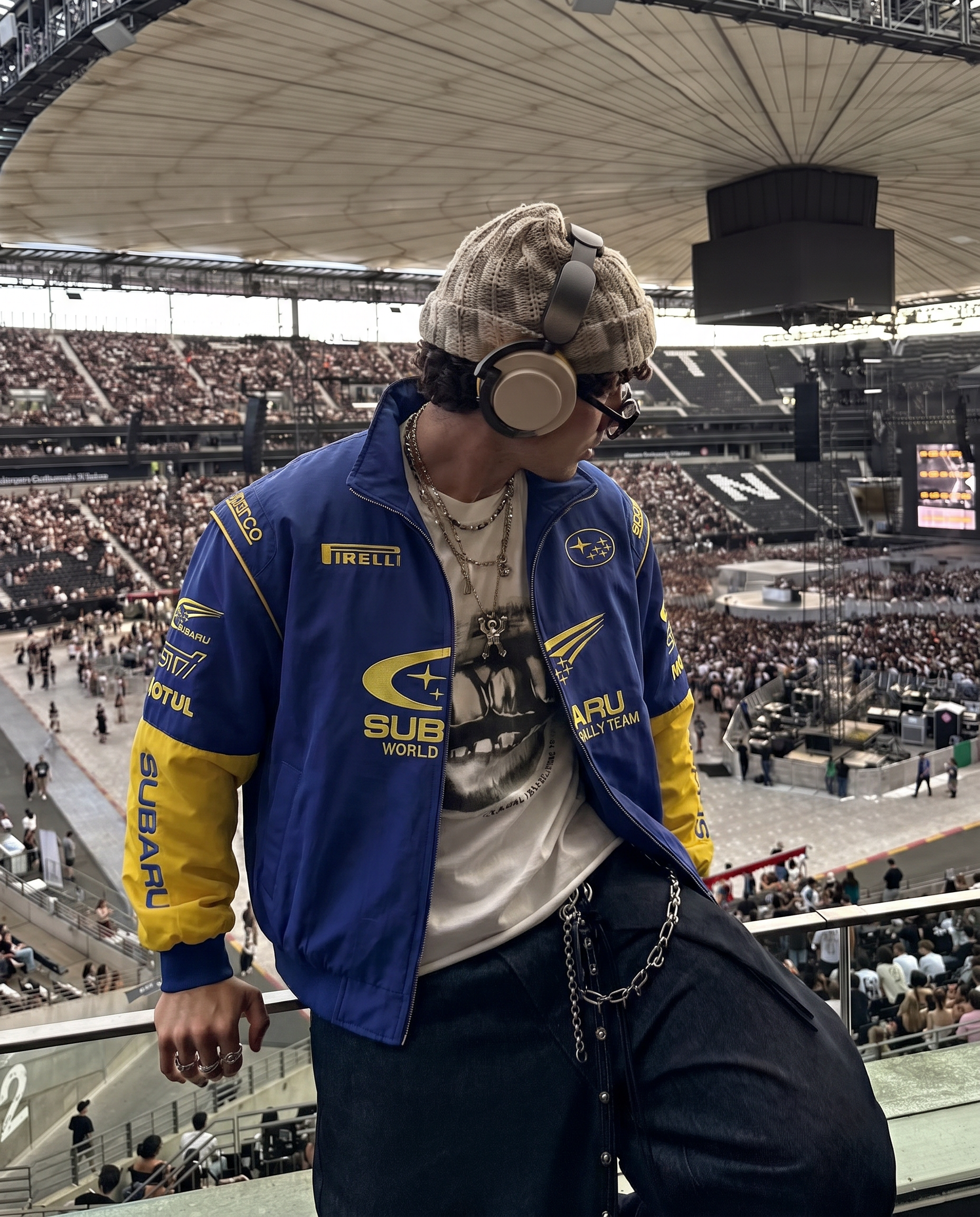 Subaru Rally Vintage Racing Jacket - Blue Edition